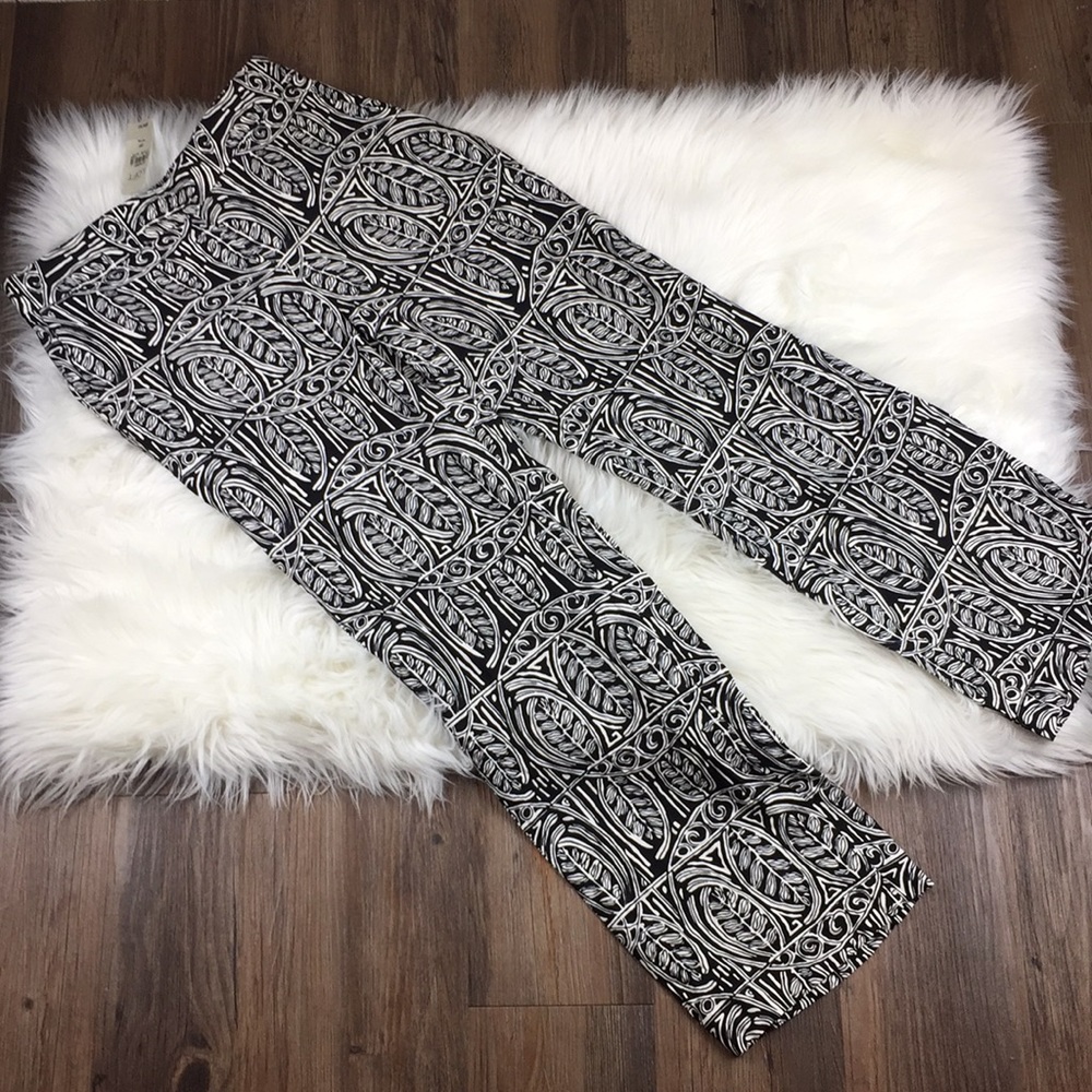 Ann Taylor LOFT Petite Pattern Slacks 0P